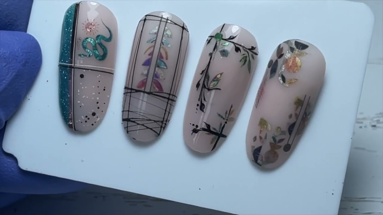 TUTORIAL nuovi nail stickers Crystal Nails by Valentina Palazzini