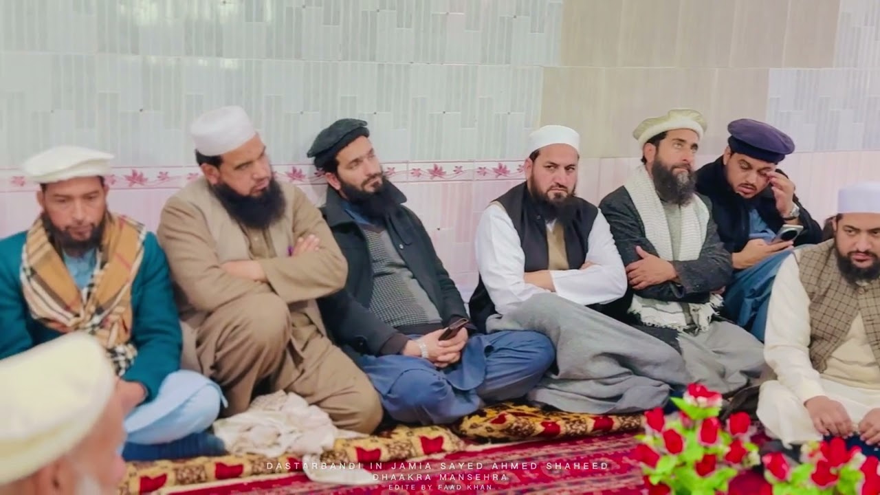 Dastarbandi in jamia sayed ahmed shaheed dhakra mansehra