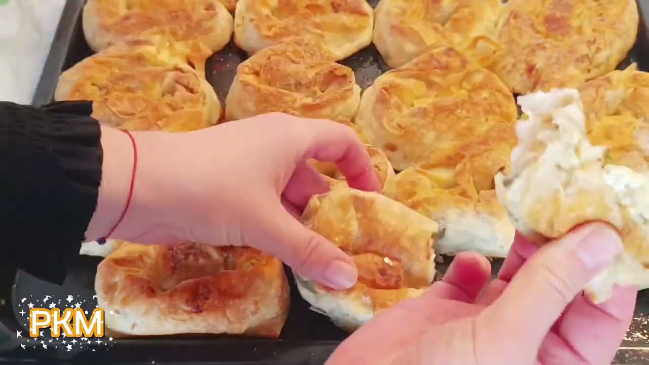 Банички със сирене ,кашкавал и магданоз!#домашнарецепта#вкусназакуска#бюрек#rodopskakuhnyanamimi