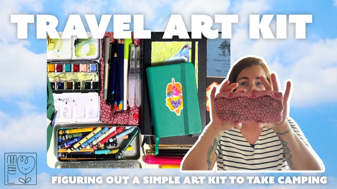 TRAVEL ART KIT ✨ Help me plan what to take on a camping trip!