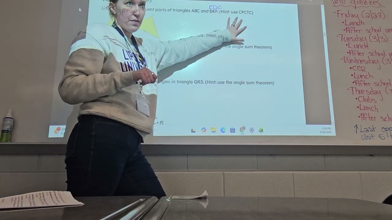 Triangle theorems