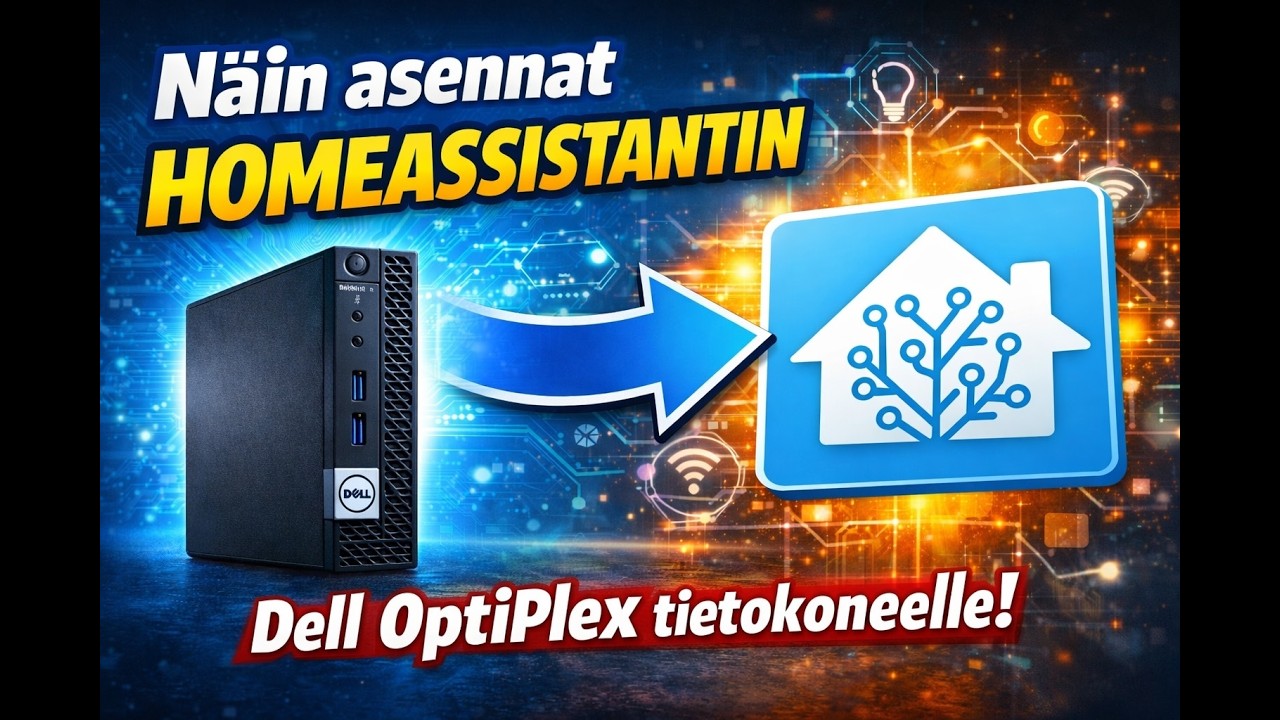 Dell Optiplex 3070 ja HomeAssistant asennus