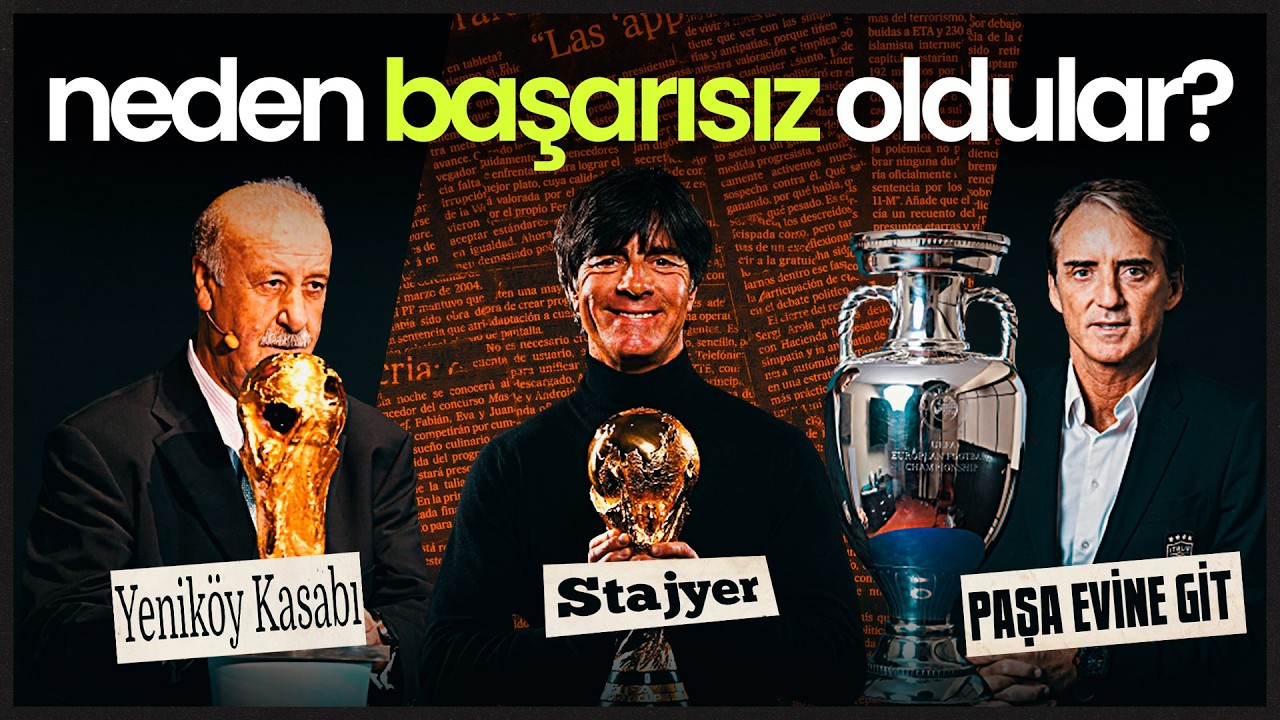 Türkiye'de başarısız olmuş 9 ünlü teknik direktör