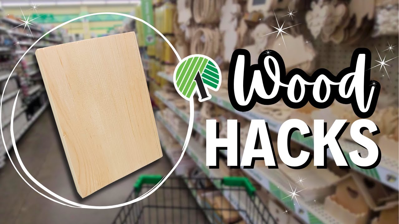 Turn Dollar Tree Wood into Stunning Spring Decor!🌸✨ DIY Home Decor