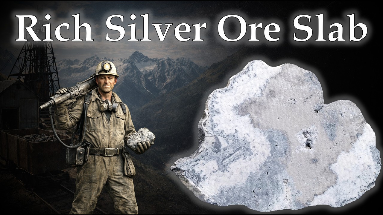 Massive Silver Vein Slab from the Bulldog Mountain Mine | Creede Mining District | Colorado