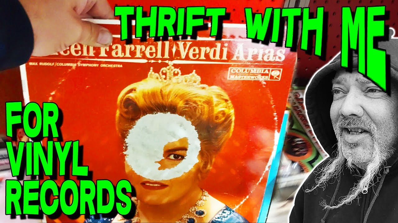 Thrift With Me for VINYL RECORDS!  Vinyl Community Record Collecting