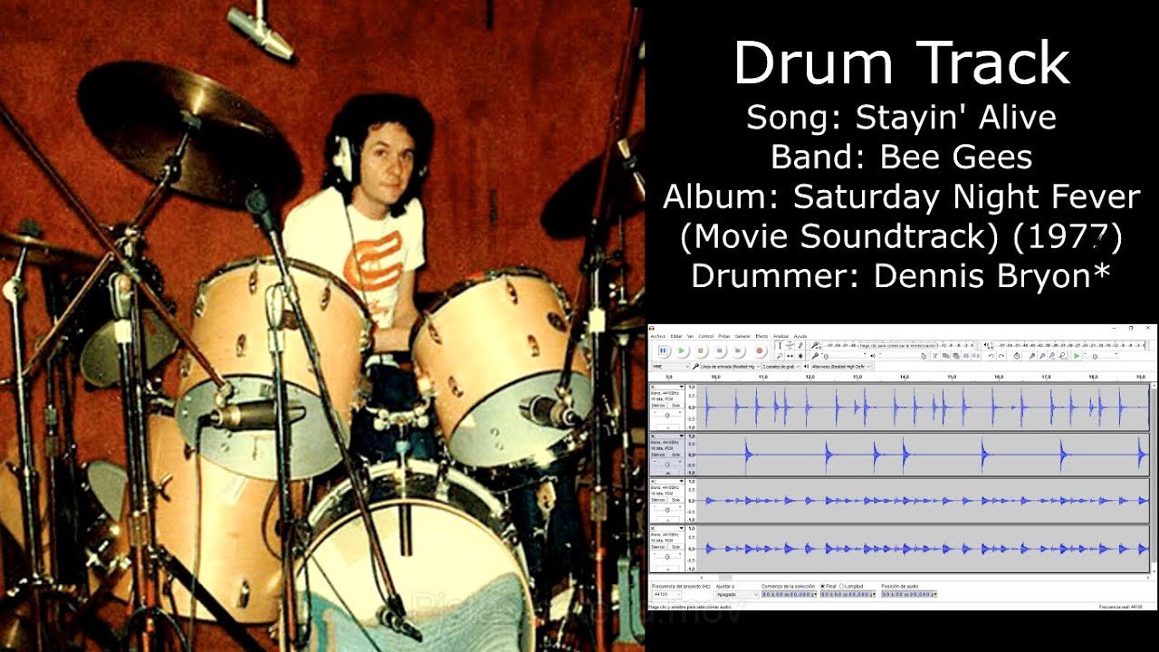 Stayin' Alive (Bee Gees) • Drum Track