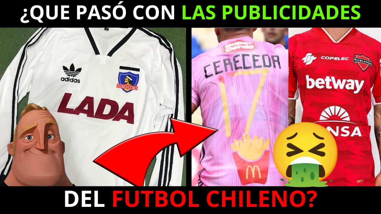 La EVOLUCIÓN de las CAMISETAS del FUTBOL CHILENO