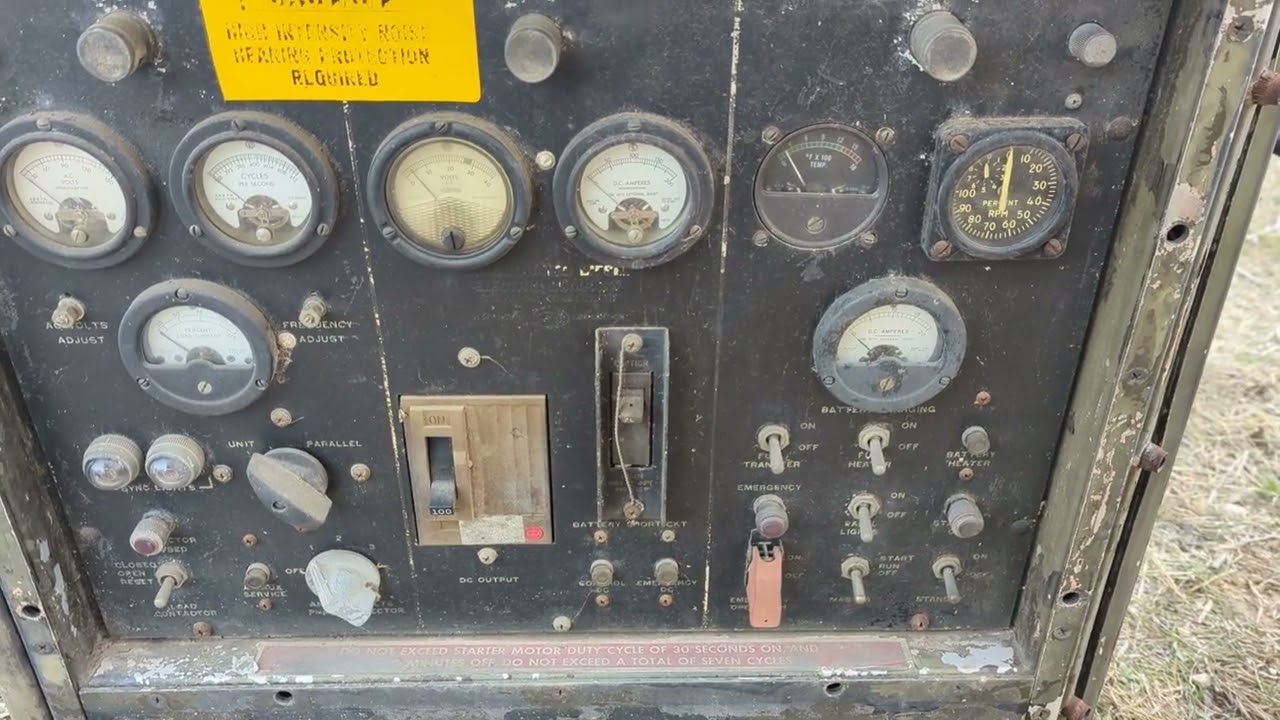 Military Gas Turbine Generator Walk-Around