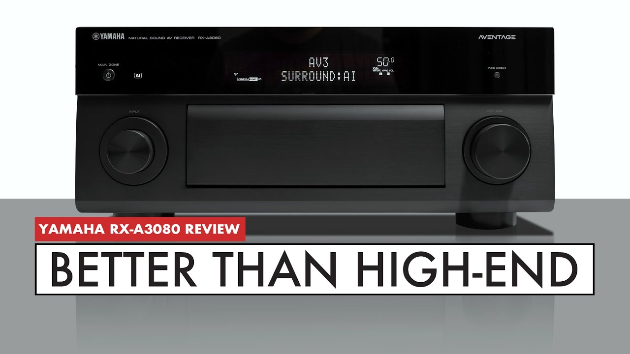 BEST High End AV Receiver 2020 YAMAHA Aventage RX-A3080 4K AV RECEIVER