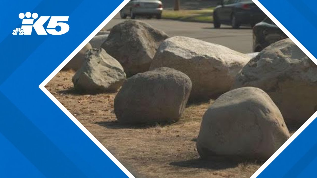 City of Tacoma using boulders to deter encampments