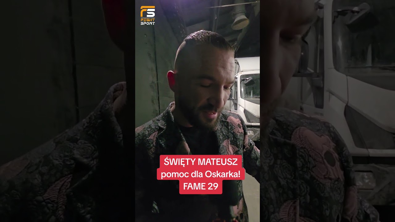 ŚWIĘTY MATEUSZ Z POMOCĄ DLA OSKARKA
