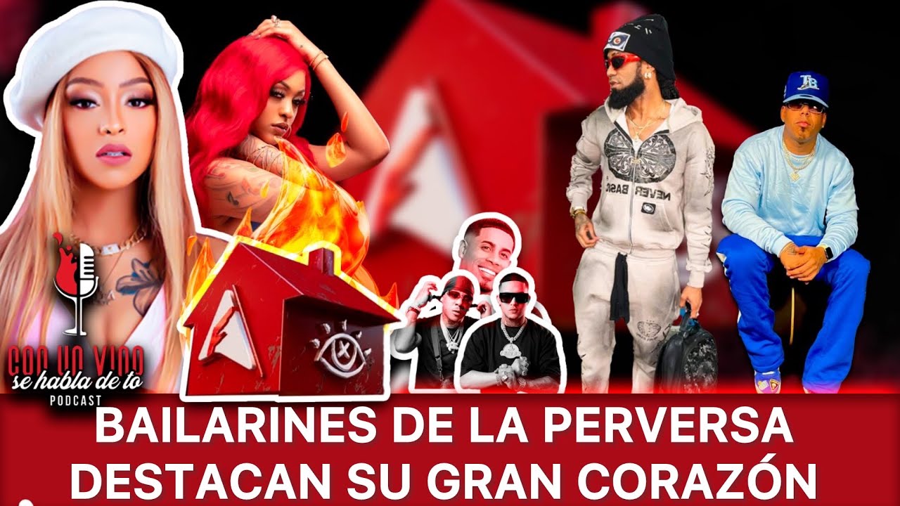 BAILARINES OFICIALES DE LA PERVERSA, hablan de su historia y la relación que llevan con la artista!