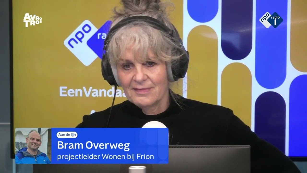 Frion te horen bij Radio 1: gratis woning bij je werk