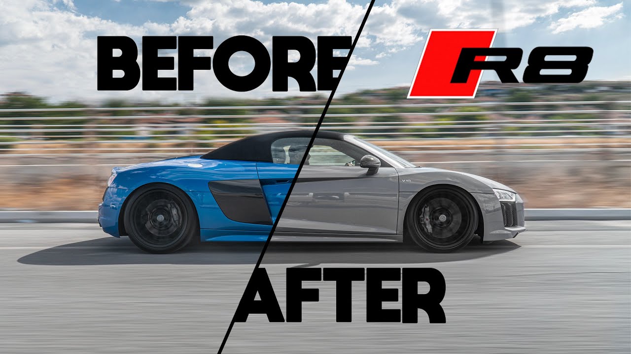 Audi R8 V10+ YENİ RENGİNE KAVUŞTU!