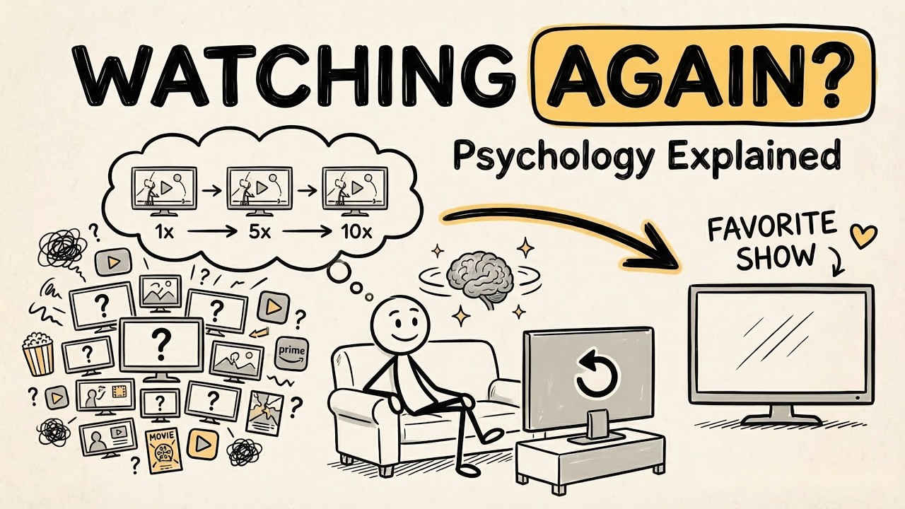 The Psychology of People Who Rewatch The Same Shows and Movies