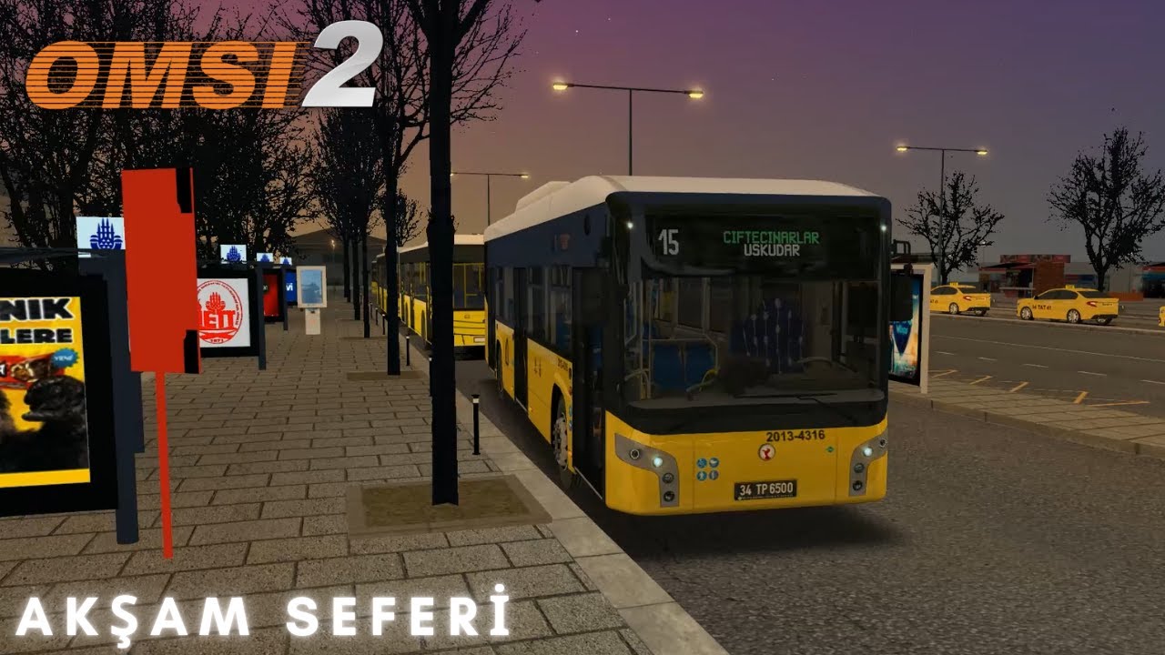 Karsan Avancity Solo İle 15 Hattında Akşam Seferi | OMSI 2 | Logitech G27