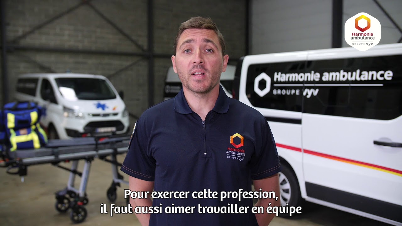 Le métier d'ambulancier chez Harmonie ambulance