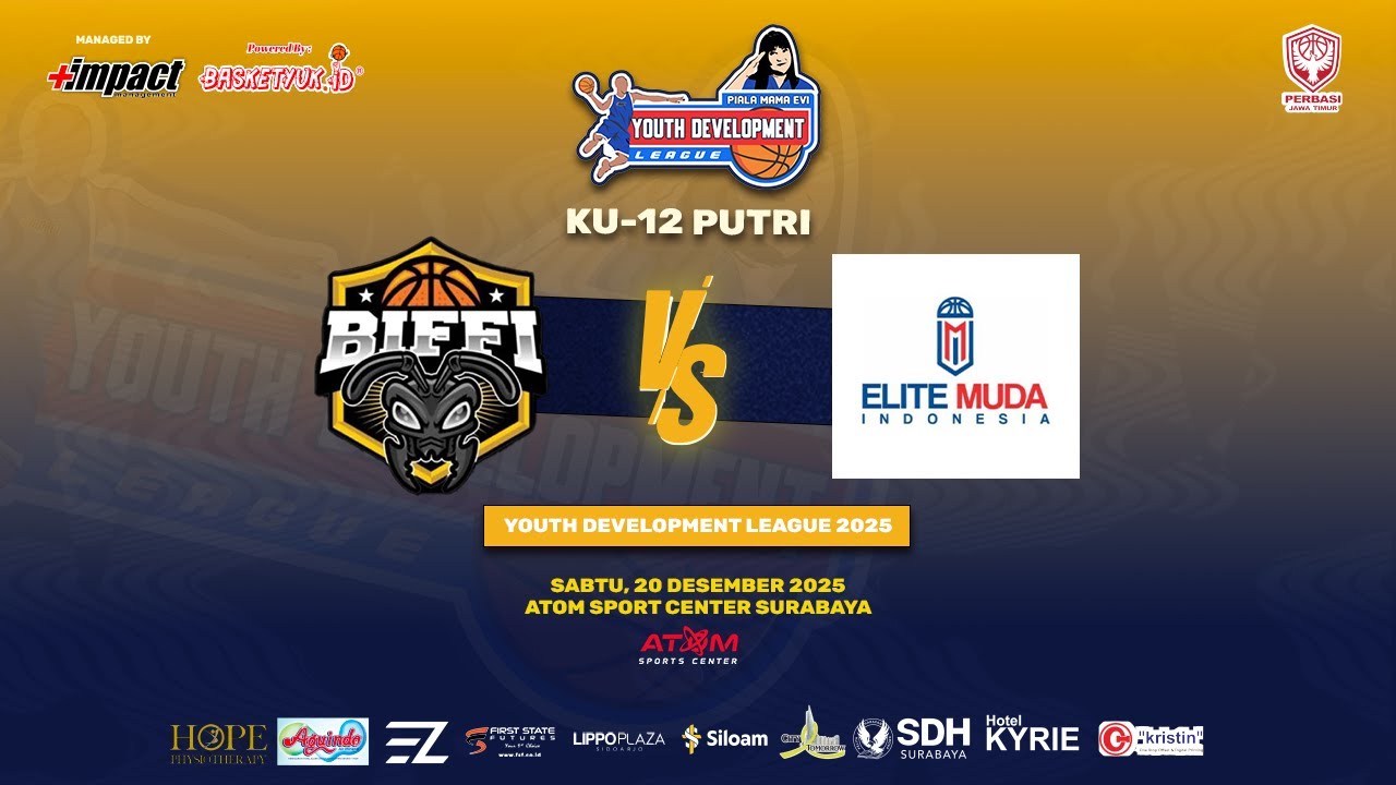 [YDL Seri 1- KU 12 Putri] Biffi vs Elite Muda