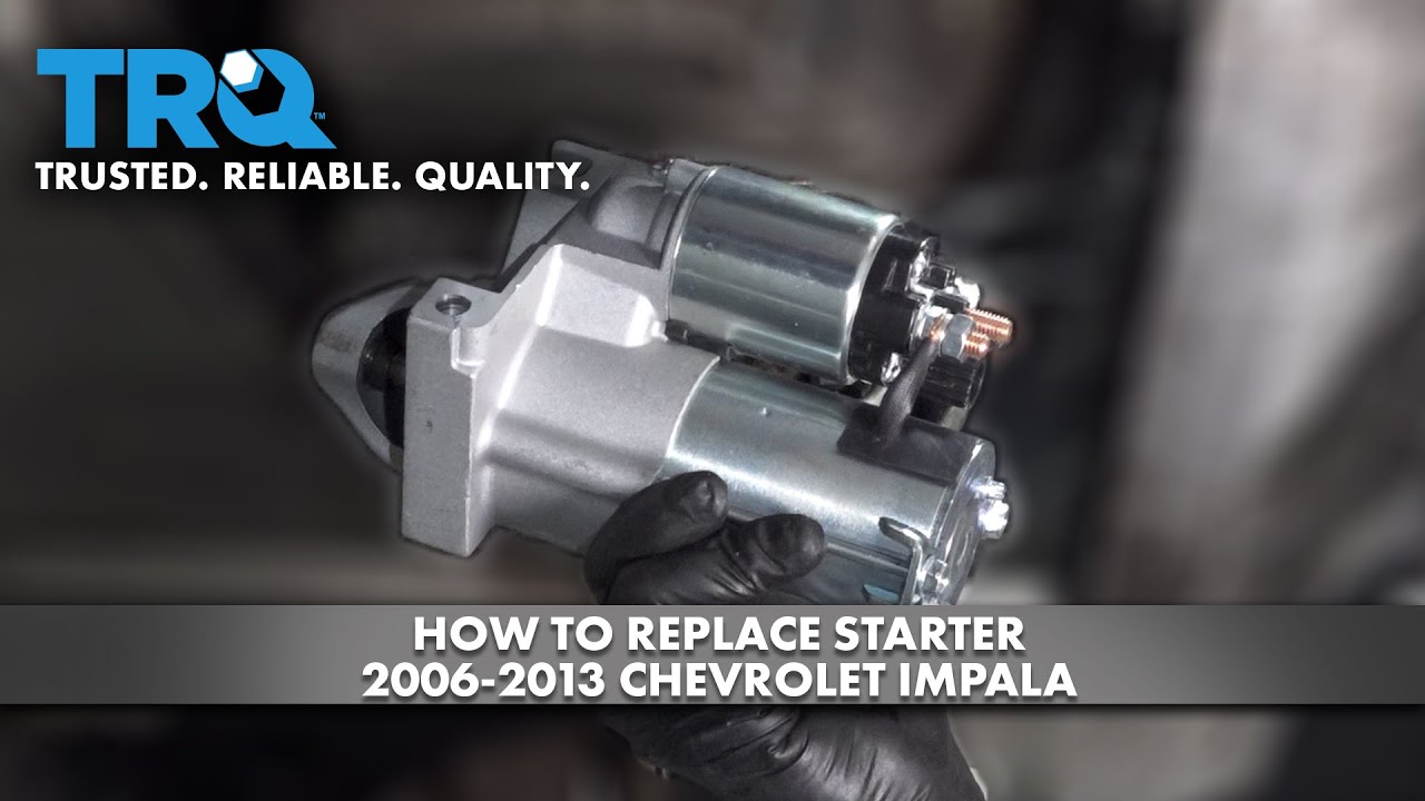 Как заменить стартер на Chevrolet Impala 2006-2013