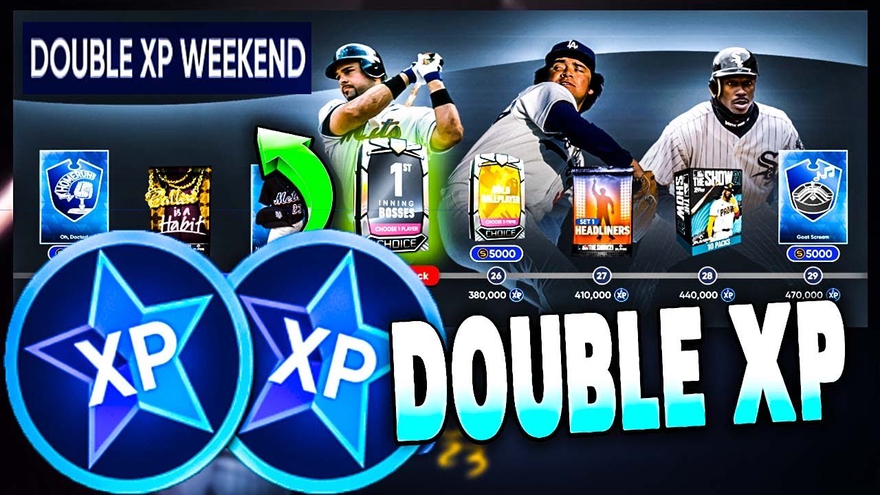 DOUBLE XP! The FASTEST Way To Level Up XP MLB 21 | How To Level Up Xp Fast MLB the show 21