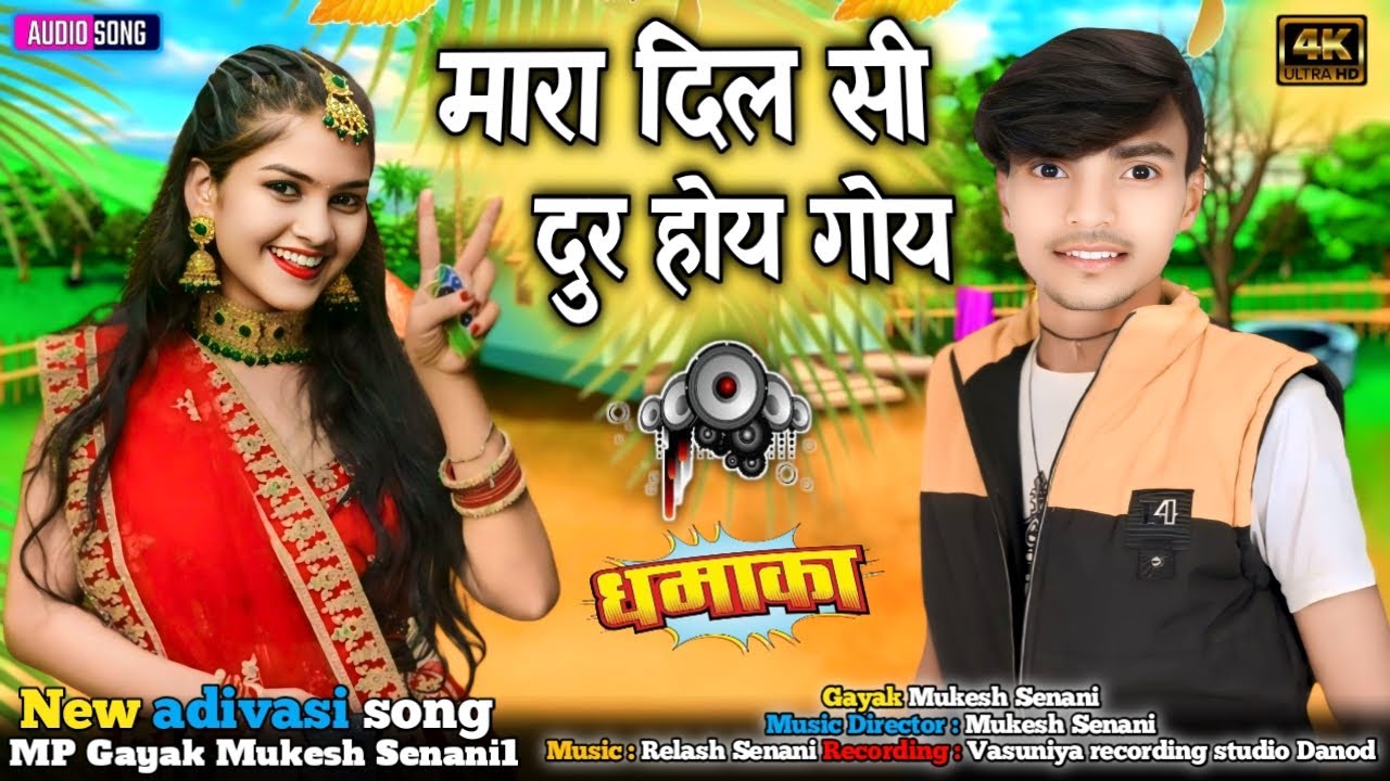 मारा दिल सी दुर होय गोय (Mara Dil Si Dur Hoye Goye) || Gayak Mukesh Senani || New adivasi song 2024