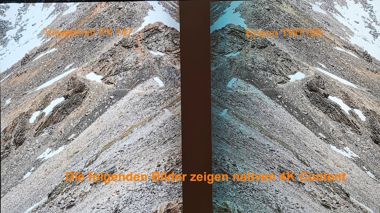 DLP Viewsonic PX747-4K UHD vs LCD Epson EH-TW7100 4K Pro-UHD