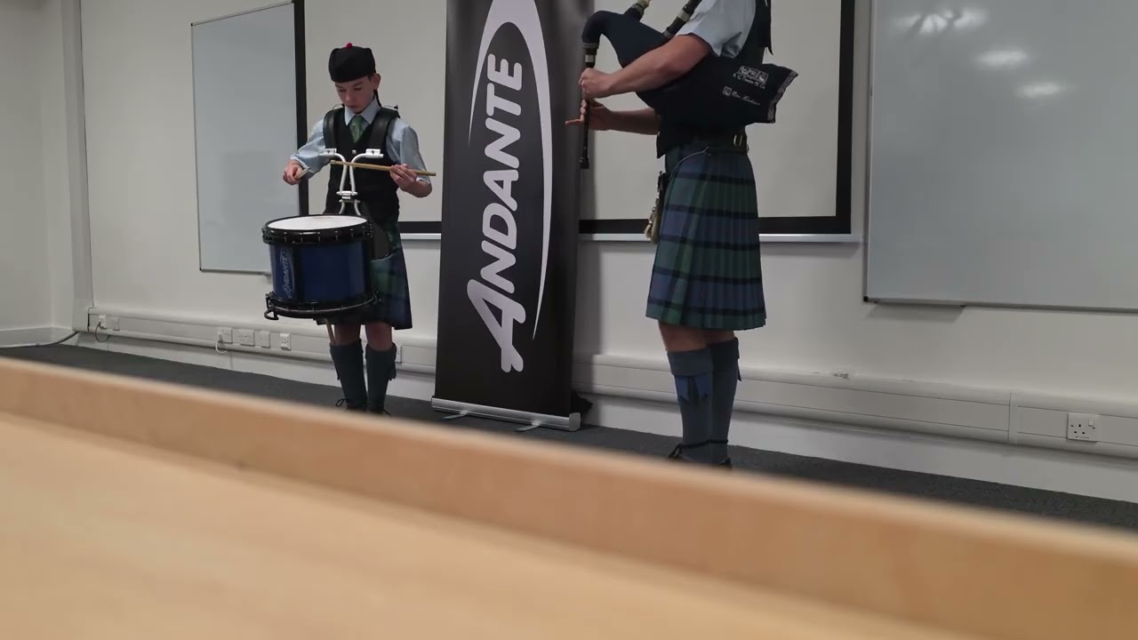 World solo drumming championship 2025 snare section 1 Nathan Paul (Dunoon grammar school)