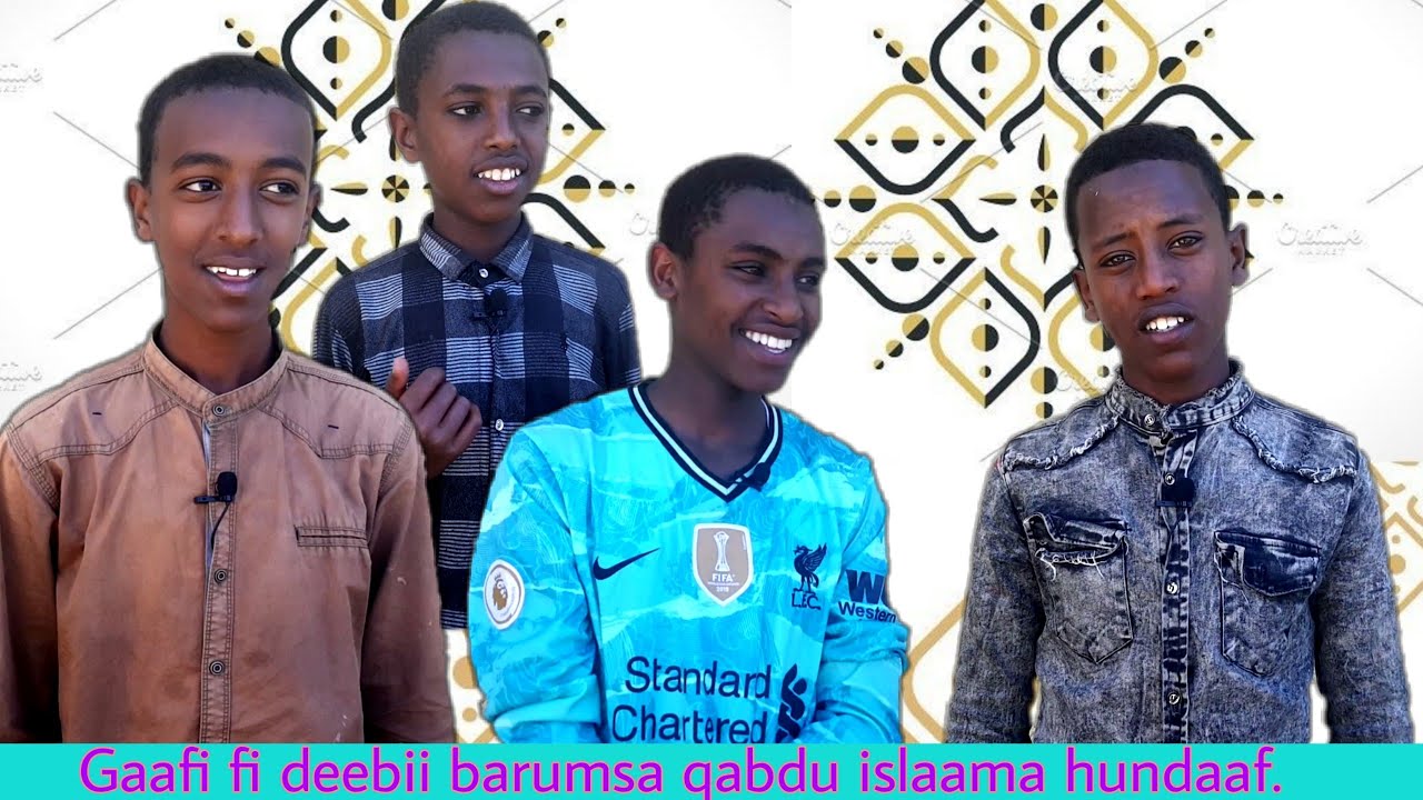 Gaafi fi deebii barumsa qabdu irra qoda furadha.