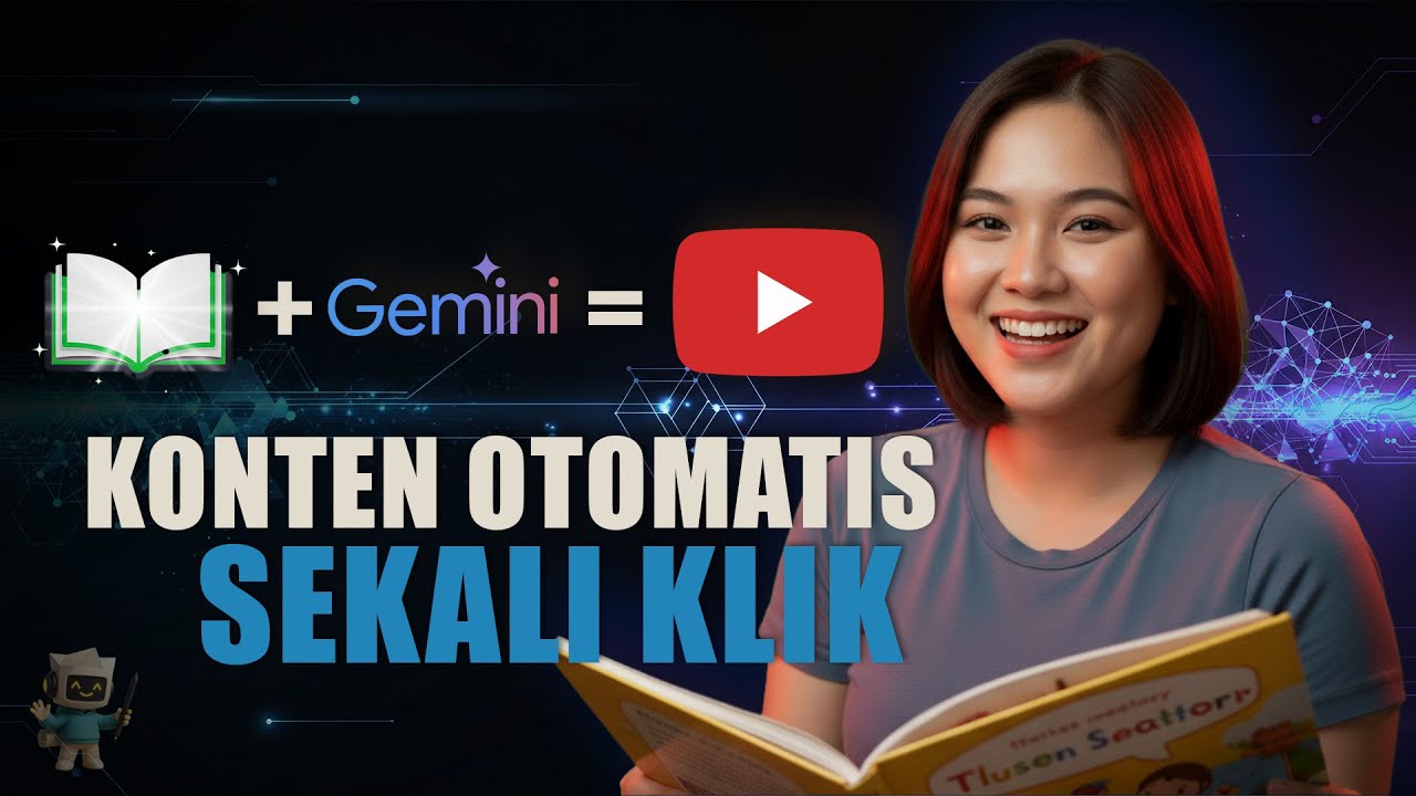 Bikin Buku Cerita Bergambar dalam Sekali Klik! Auto Jadi Konten Kreator Pakai Gemini!