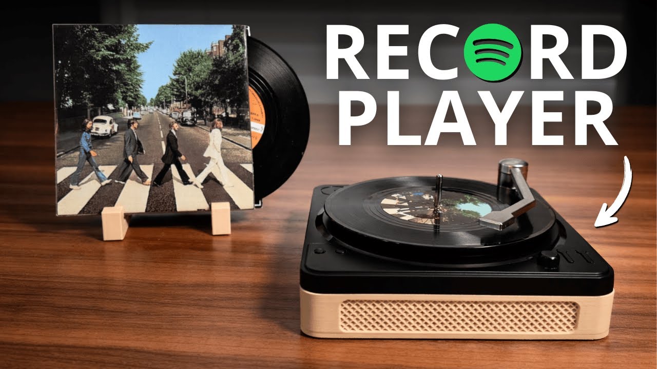 I built a Spotify Record Player with a Raspberry Pi