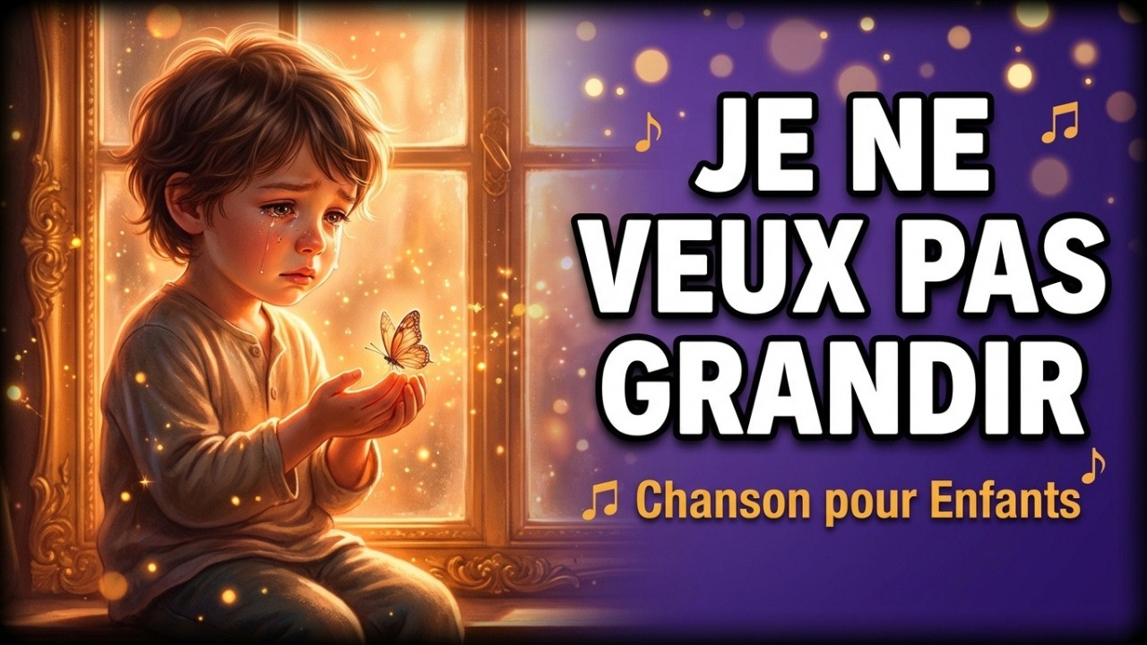 Je ne veux pas grandir 🎵 Chanson pour enfants | Nostalgie, enfance et tendresse