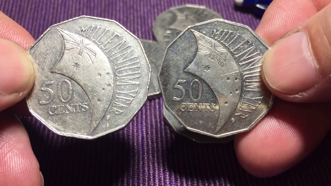 Australian Coins - This coin is worth more than 50 cent. Incused Variety.