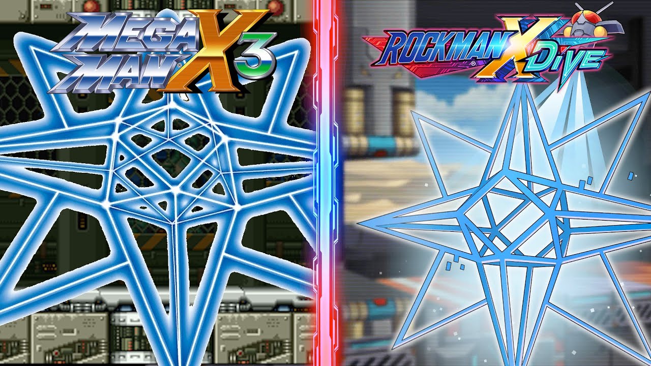 Shurikein Boss Comparison - Mega Man X DiVE