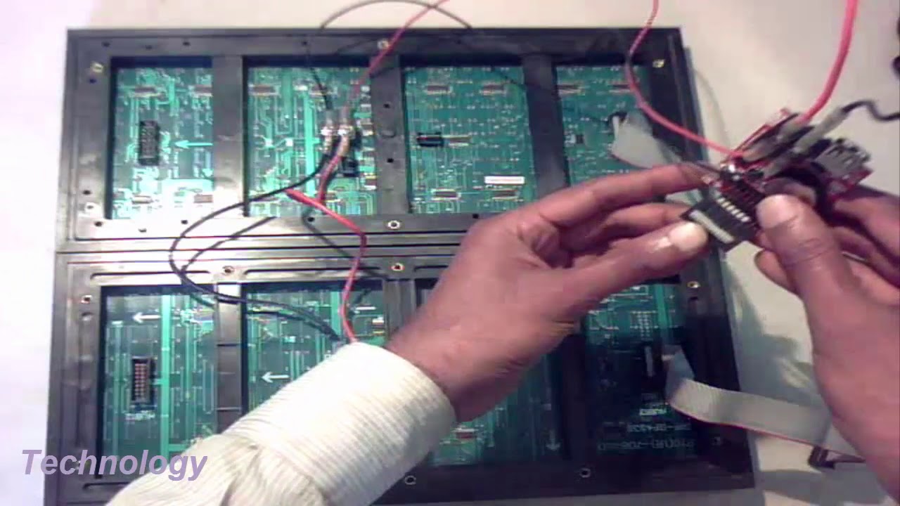 How Make LED Display Board Scrolling Display.