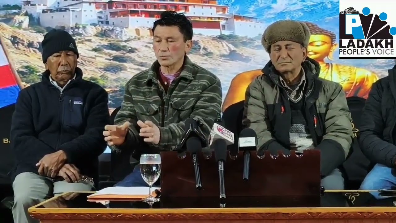 Vice of Buddhist Ladakh Press Conference 