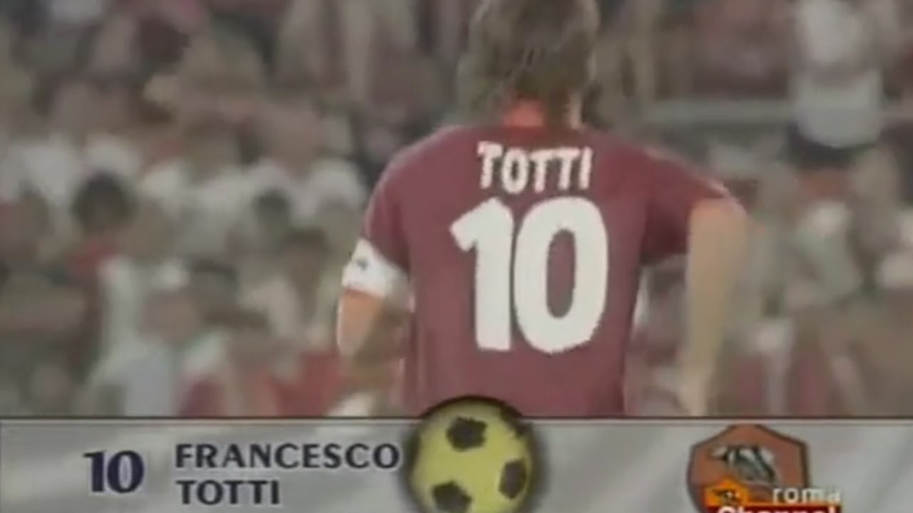 Francesco Totti Show! vs Fiorentina 2001 Supercoppa