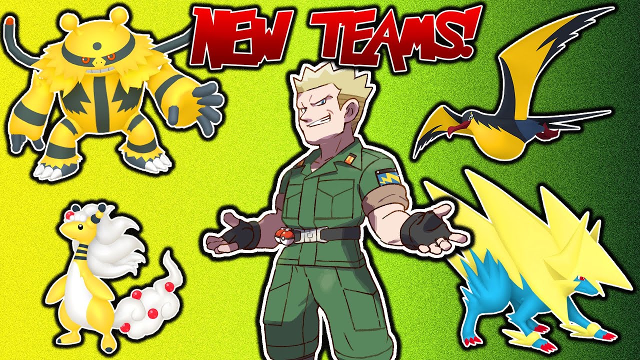 What if Lt. Surge had New Pokémon Teams?!