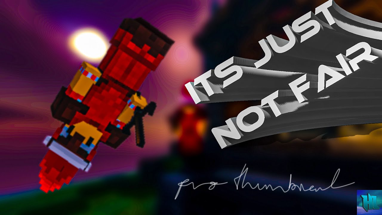 HyperLands Bedwars Montage #3 [Its Just Not Fair]