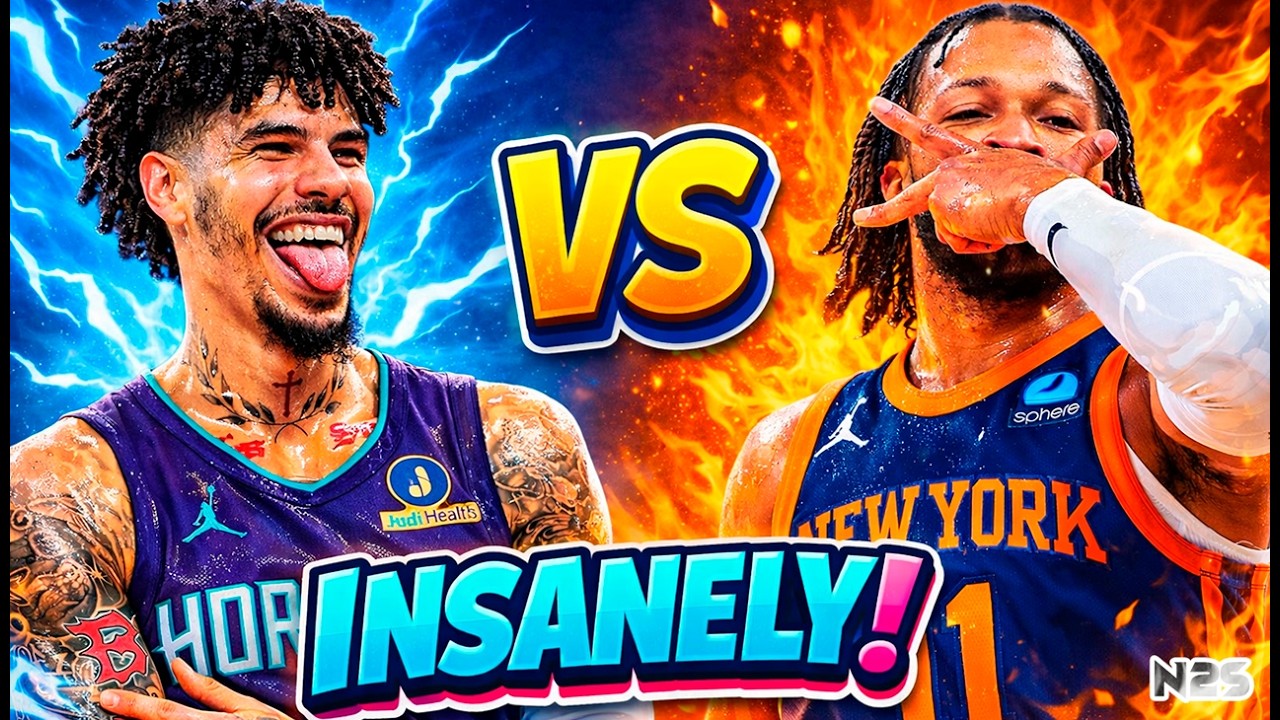 NBA 2K26 Hornets vs Knicks | Realistic CPU vs CPU With Epic Mods