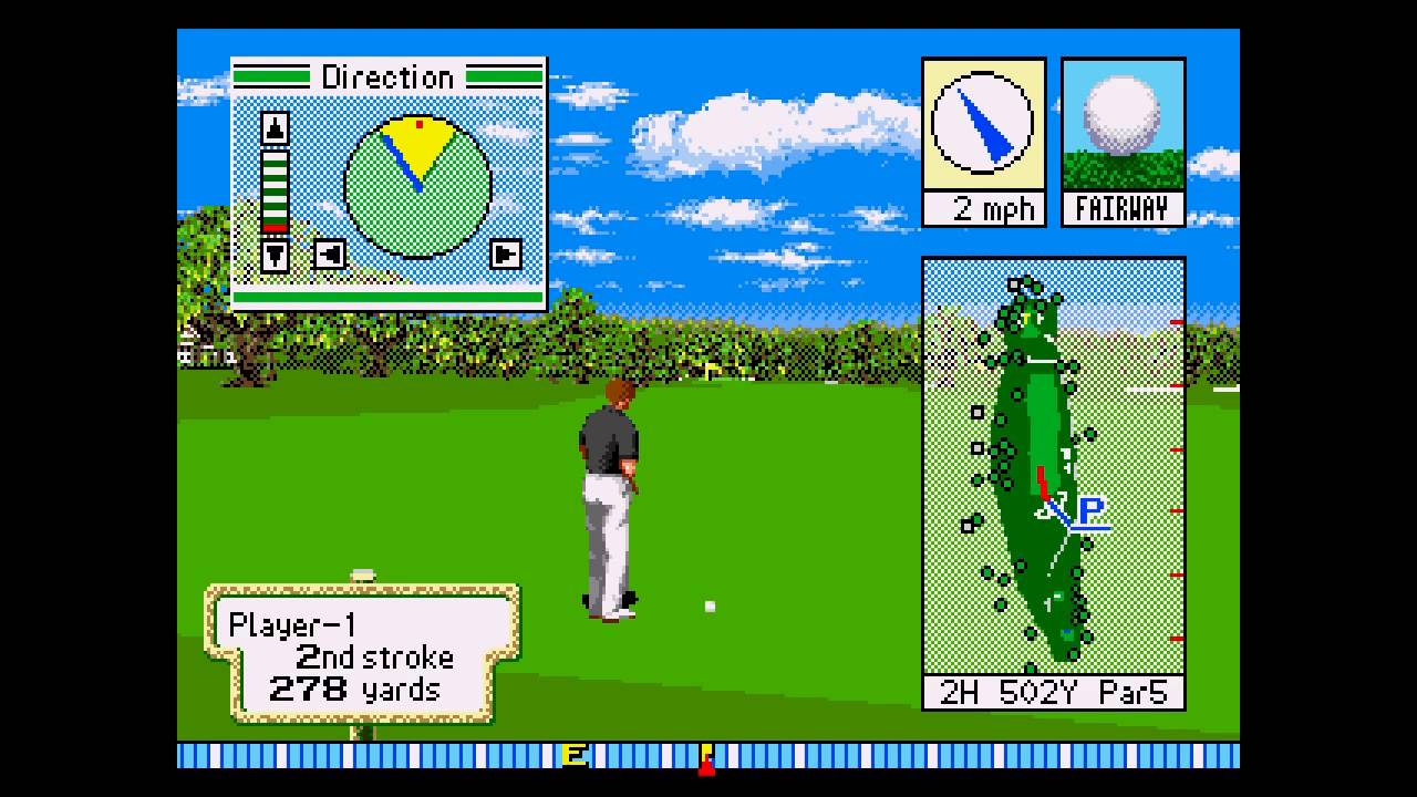 Pebble Beach Golf Links ... (Sega Genesis) Gameplay