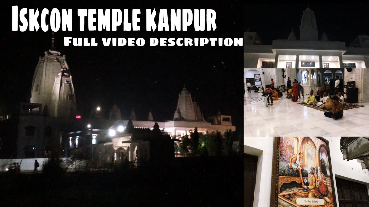 ISKCON TEMPLE KANPUR | VISITING ISKCON TEMPLE FOR FIRST TIME | KANPUR VLOGS