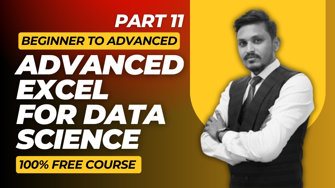 New Advanced Excel Full Course 🔥 Part 11 | Zero to Hero with AI | FREE Training in Hindi