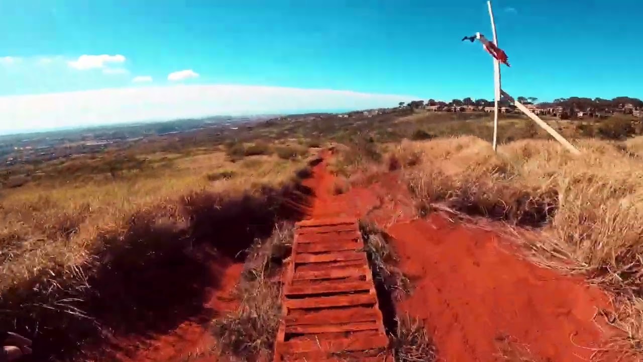 ELECTRIC UNICYCLE ON DH MTB TRAIL(1-TAKE)