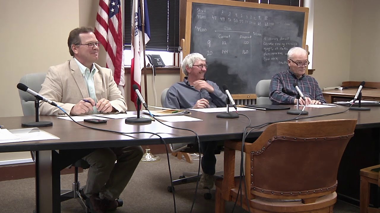 Mahaska County Board of Supervisors for April 15, 2019