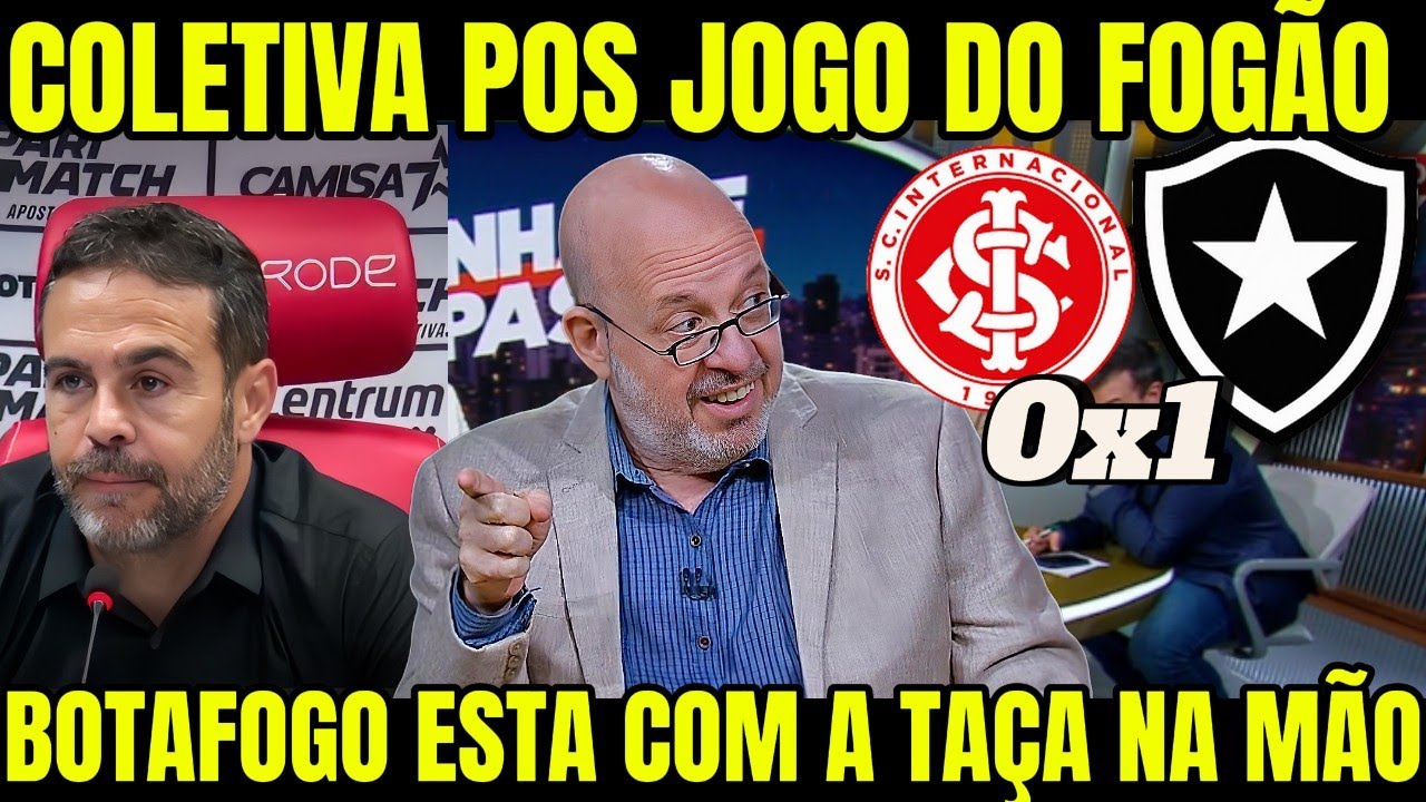 COLETIVA POS JOGO OLHA OQ ARTHUR JORGE  FALO