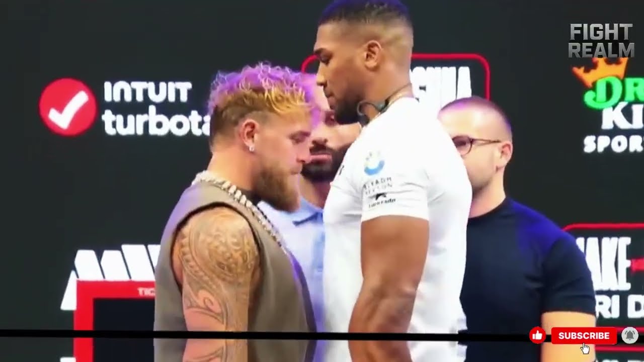 CHAOS ERUPTS! Anthony Joshua Nearly FIGHTS Jake Paul at Press Conference 😱&rdquo;