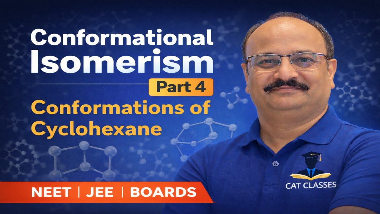 Conformations of Cyclohexane 🔥 | Chair–Boat–Twist Explained | Conformational Isomerism Part 4 