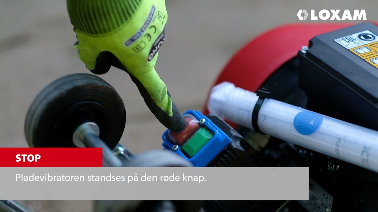 Pladevibrator Elektrisk