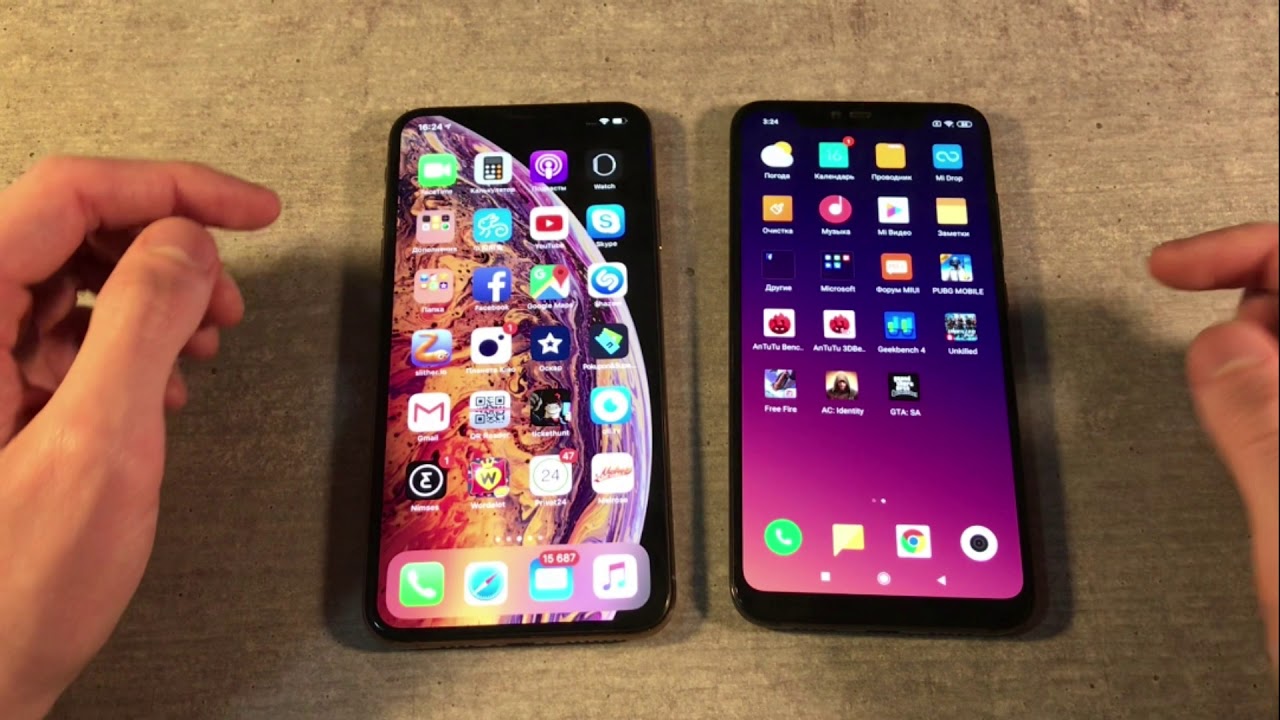 Xiaomi Mi 8 Pro vs iPhone XS Max